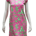 Marion Dress in Pippi Pink