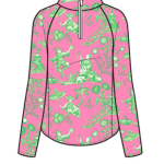 Shoreline Top in Pippi Pink