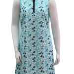 Delray Dress in Reese Aqua