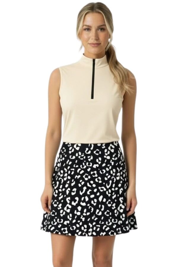 Falmouth Skort in Ruby Navy/White